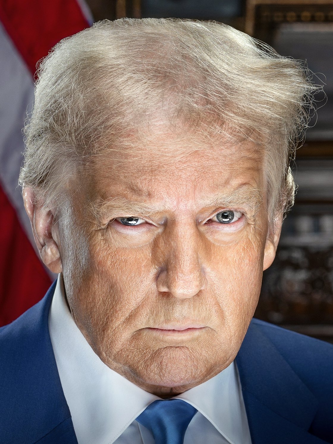 Official 2025 portrait of President Donald Trump